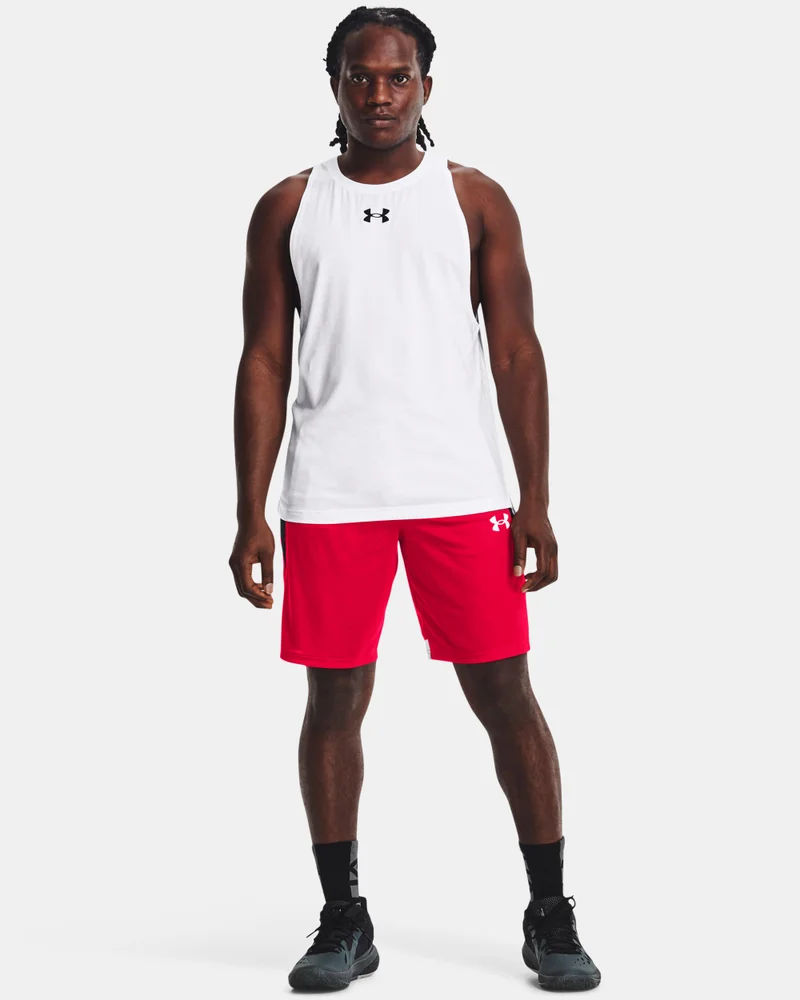 Under Armour Red Men's UA Baseline 10-Inch Shorts for Men | Best Price UAE